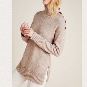Anthropologie Margarita Mock Turtleneck Sweater